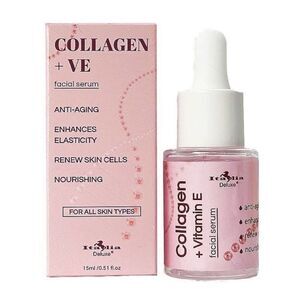 Italia Deluxe "Collagen +Vitamin E" Facial Serum ~ NEW SEALED!!!